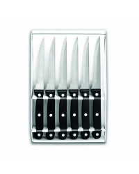 Set 6 Cuchillos Chuleteros Micro Dentad  - Lacor 39060