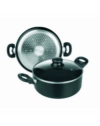 Cacerola Aluminio Inducta Con Tapa 16 Cms, Valida Para Todas Las Cocinas Ibili 410816