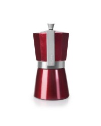 Cafetera Express Base Aluminio Fundido Evva Red 6 Tazas, Especial Induccion Ibili 623206