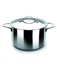 Olla Con Tapa Acero Inoxidable Noah 18 Cm, Fondo Capsulado, Valida Para Todas Las Cocinas Ibili 605218
