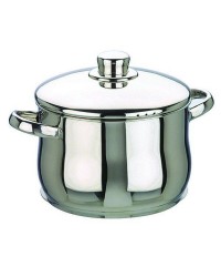Olla Con Tapa Acero Inoxidable Oslo 26 Cms,  Valida Para Todas Las Cocinas Ibili 662228