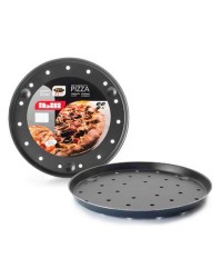 Caja de 6 uds de Molde Pizza Crispy Blu 32 Cms, Aluminio Ibili 331232